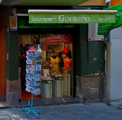 Tienda Guereñu en la calle Cuchillería